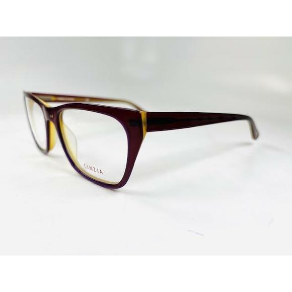 New Cinzia by Europa CIN-5047 C2 Berry & Citron Eyeglasses 53/17/135 main image 4